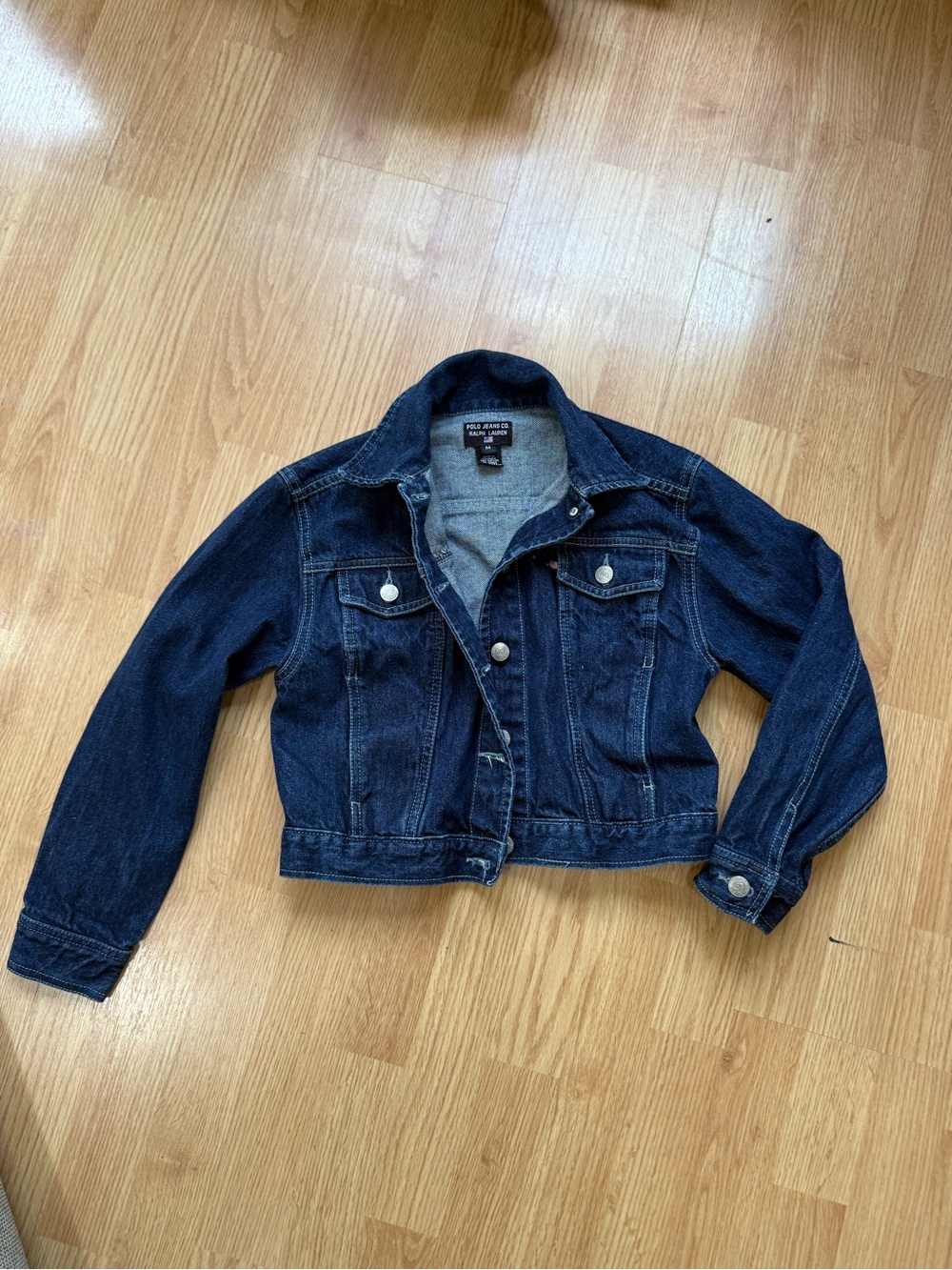 Vintage Polo Jeans Co Ralph Lauren Girls M Denim Jacket Y2K